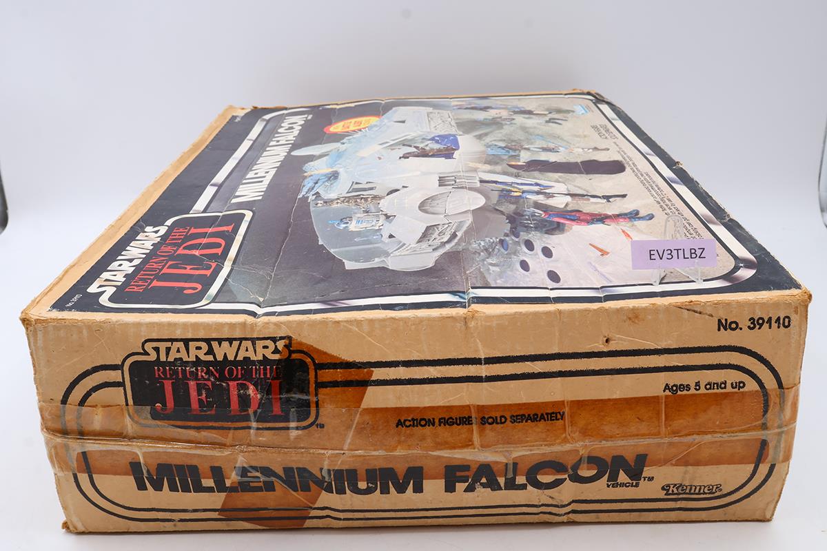 Millennium Falcon WORKS 100% Complete W/Box Star Wars 1979 Kenner Vehicle