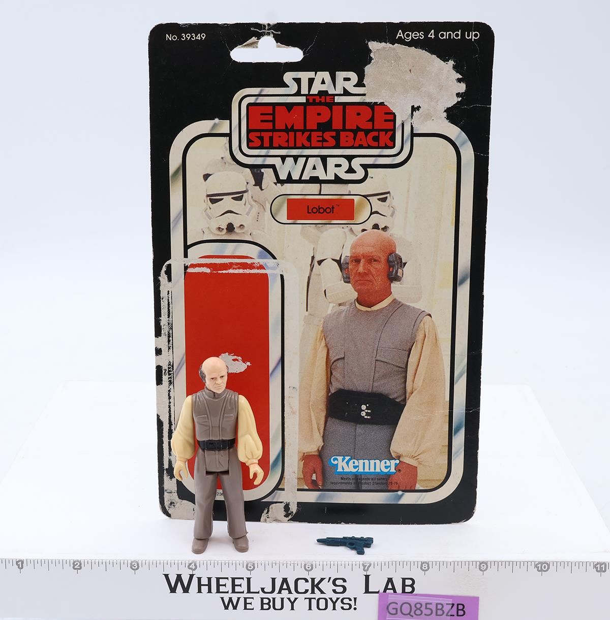 Lobot 100% Complete 48 Back-G Star Wars ESB 1982 Kenner Action Figure NO REPRO