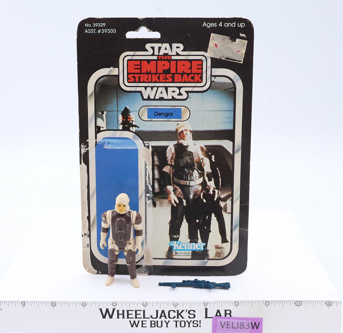 Dengar Bounty Hunter 100% Complete 41 Back-E Star Wars ESB 1980 Kenner NO REPRO