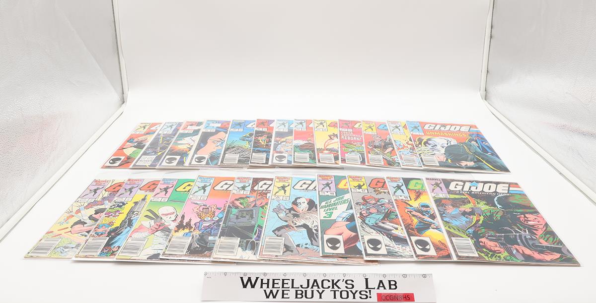 #'s 45-67 GI Joe A Real American Hero Comic Books Marvel Comics 1980s Vintage