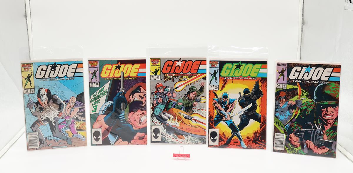 #'s 45-67 GI Joe A Real American Hero Comic Books Marvel Comics 1980s Vintage