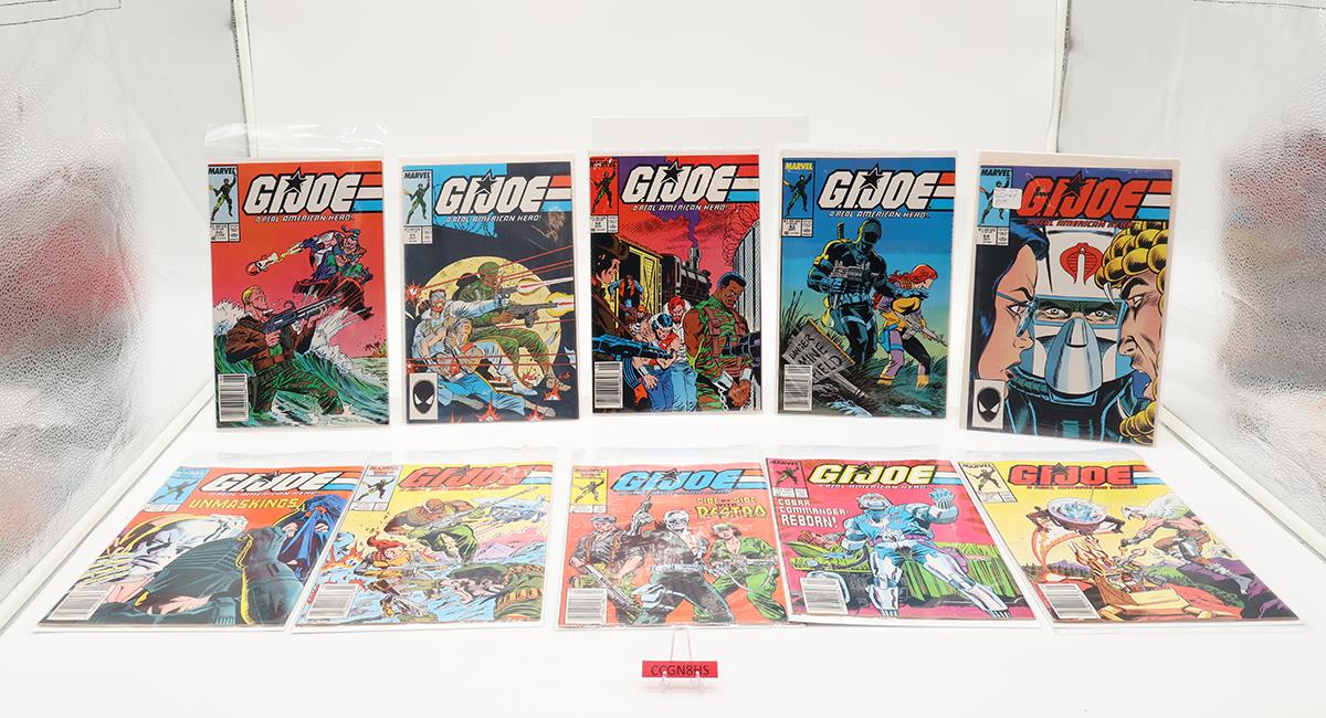 #'s 45-67 GI Joe A Real American Hero Comic Books Marvel Comics 1980s Vintage