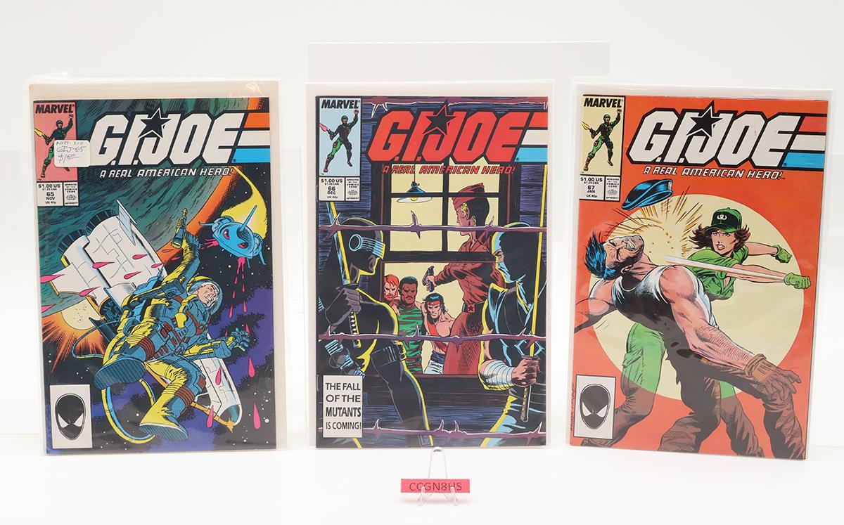 #'s 45-67 GI Joe A Real American Hero Comic Books Marvel Comics 1980s Vintage