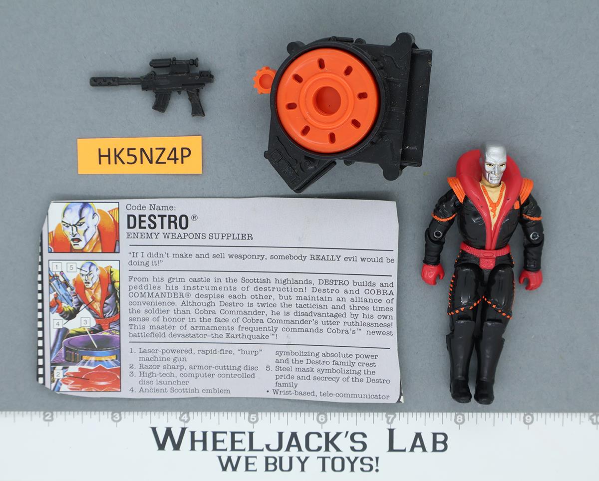 Destro V3 100% Complete 1992 G.I. Joe Hasbro Vintage Action Figure