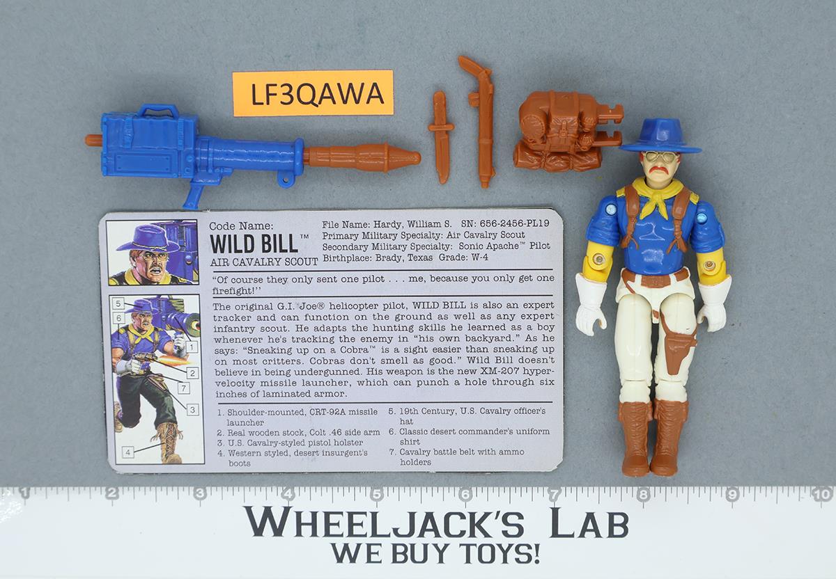 Wild Bill V3 100% Complete G.I. Joe 1993 Hasbro Vintage Action Figure