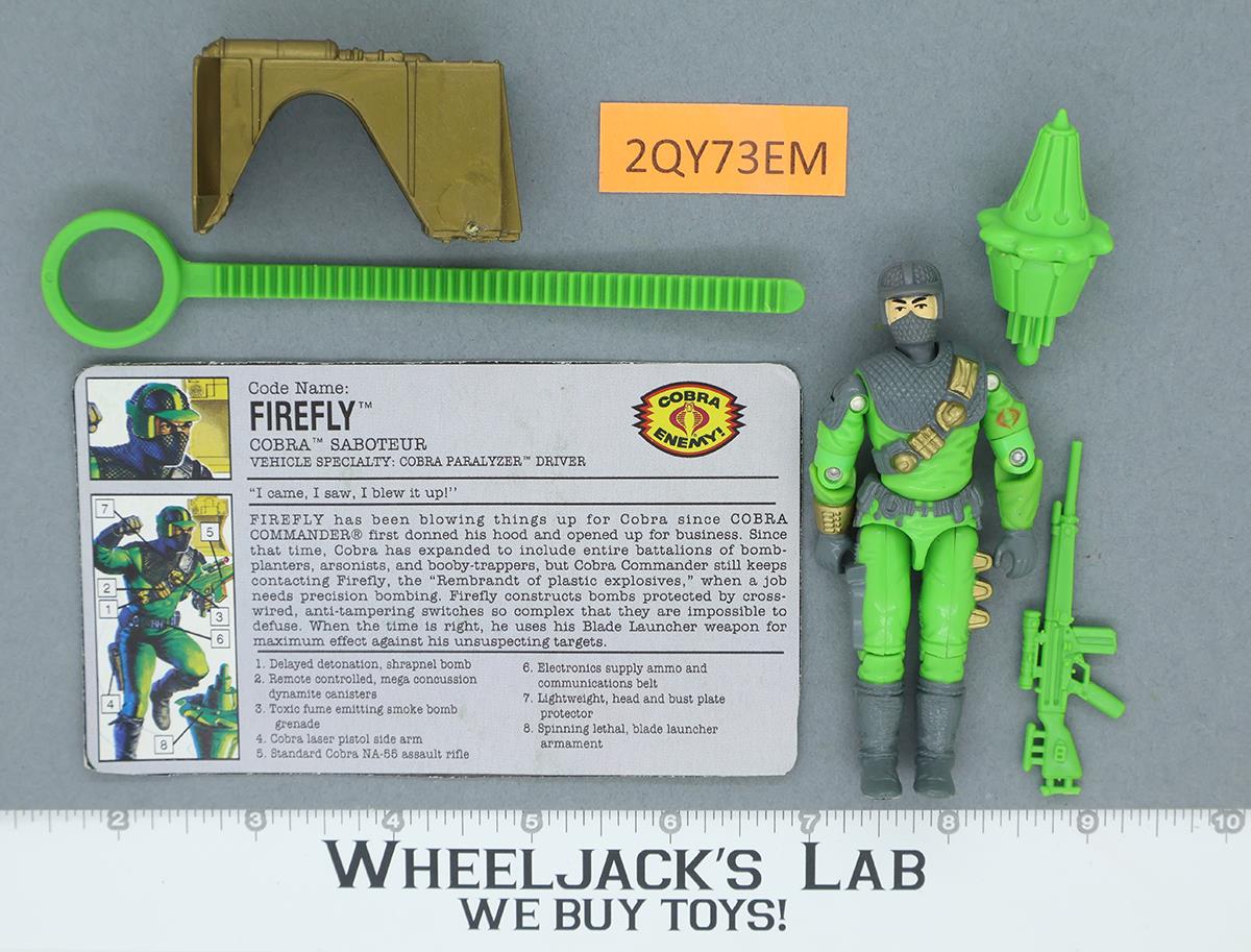 Firefly V2 100% Complete G.I. Joe 1992 Hasbro Vintage Action Figure
