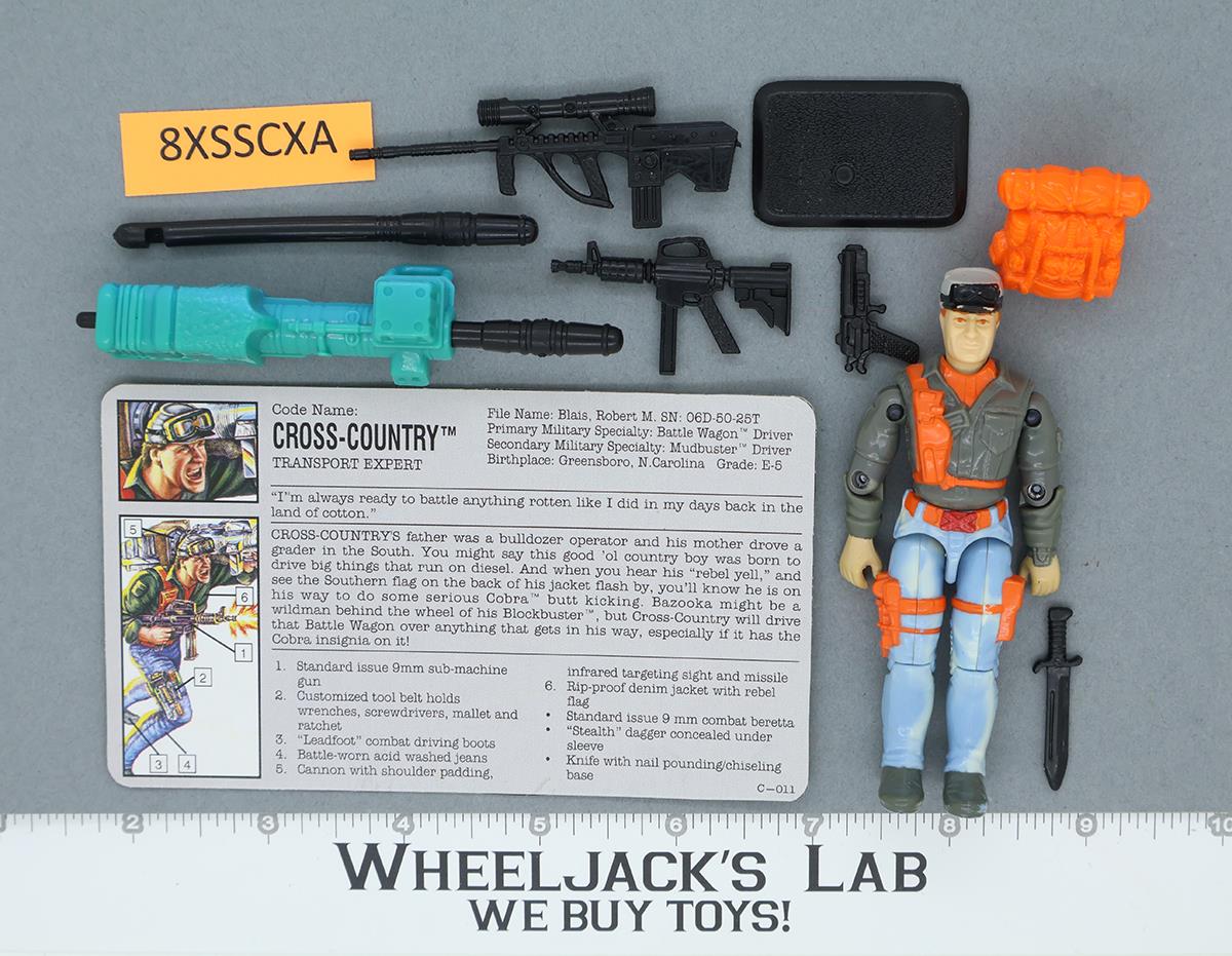 Cross Country V2 100% Complete G.I. Joe 1993 Hasbro Vintage Action Figure