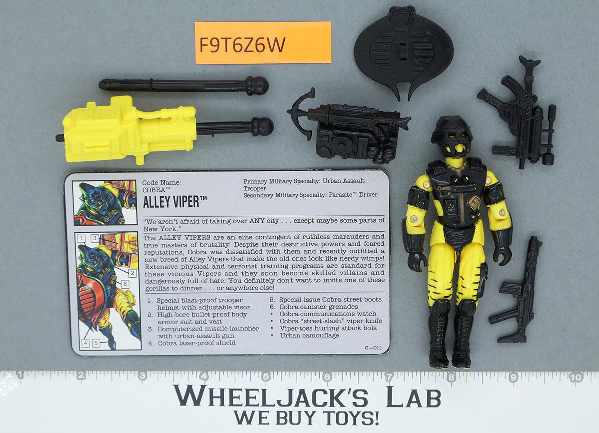 Alley Viper V2 100% Complete 1993 G.I. Joe Hasbro Vintage Action Figure