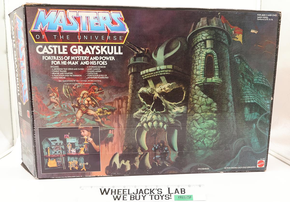 Castle Grayskull Complete He-Man Masters of the Universe MOTU Mattel Playset