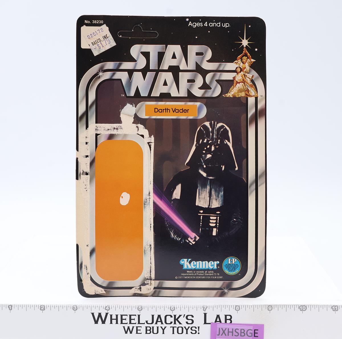 Darth Vader 100% Complete 12 Back-B Star Wars 1977 Kenner Action Figure NO REPRO