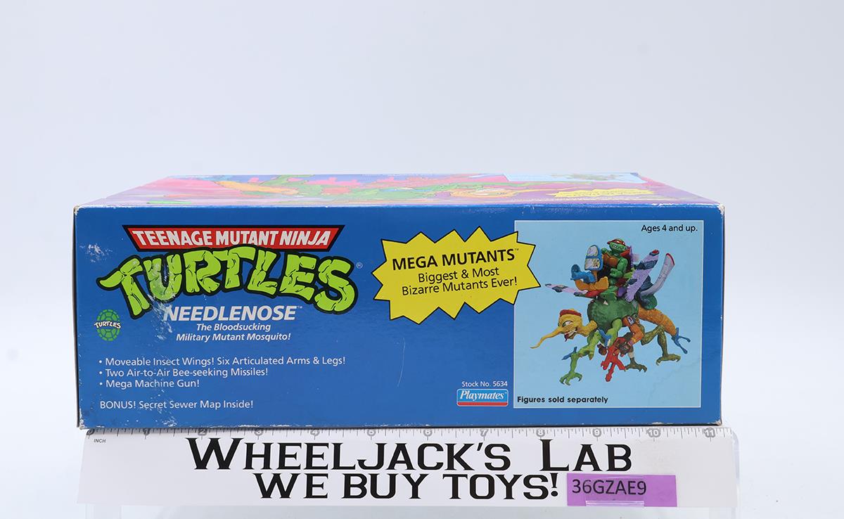 Needlenose Teenage Mutant Ninja Turtles TMNT 1990 Playmates Vehicle NEW SEALED