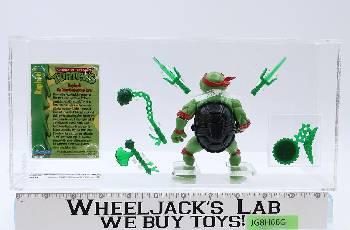 Storage Shell Raphael Black Belt Green Access. CAS GRADED 80 TMNT 1994 Playmates