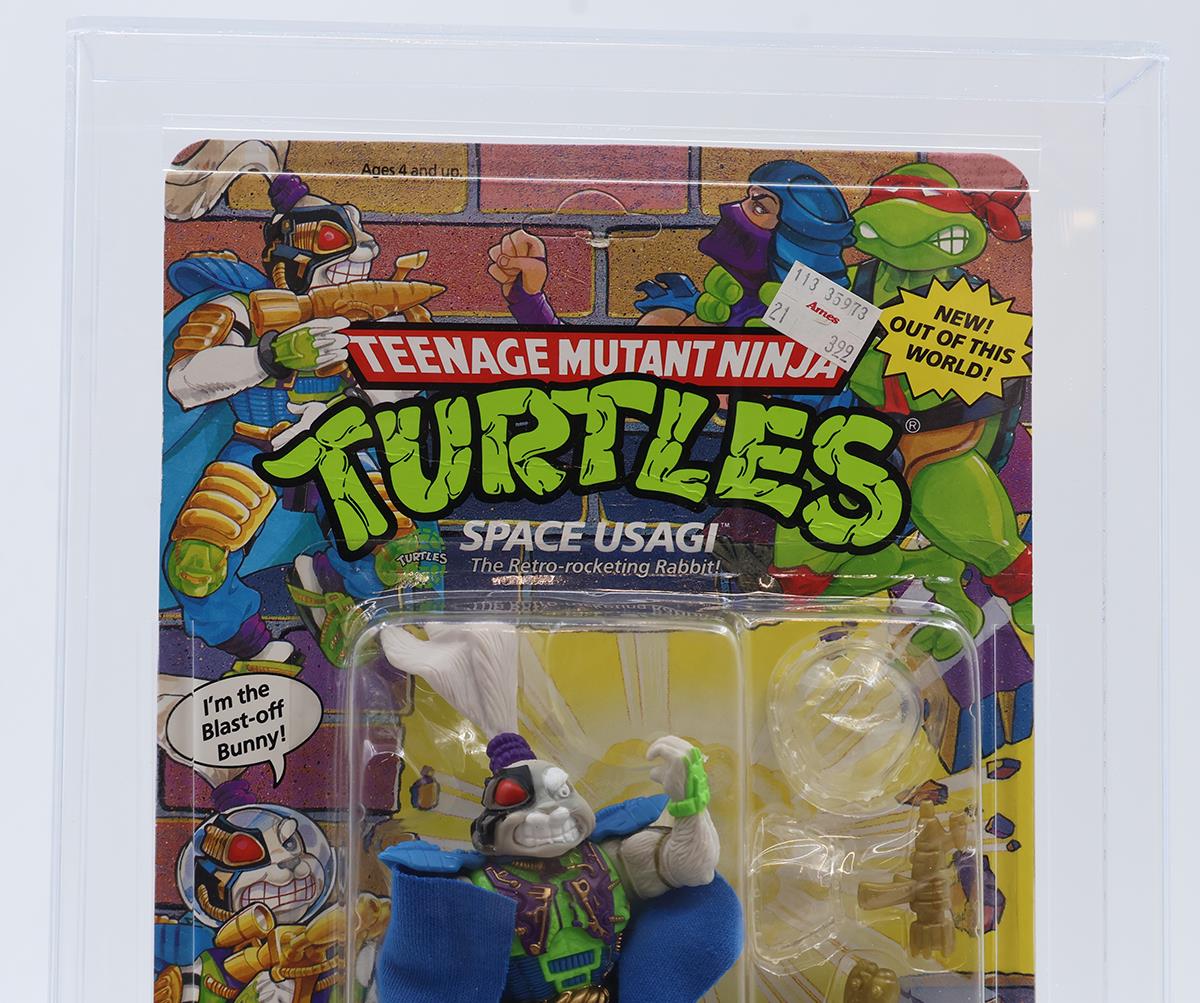 Space Usagi CAS GRADED 70 70/80/80 TMNT 69-Back 1991 Playmates Figure NEW SEALED