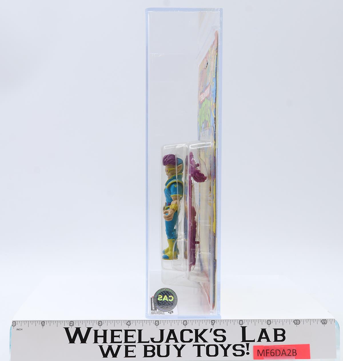 Zak the Neutrino CAS GRADED 75+ 80/75/80 TMNT 68-Back 1991 Playmates NEW SEALED