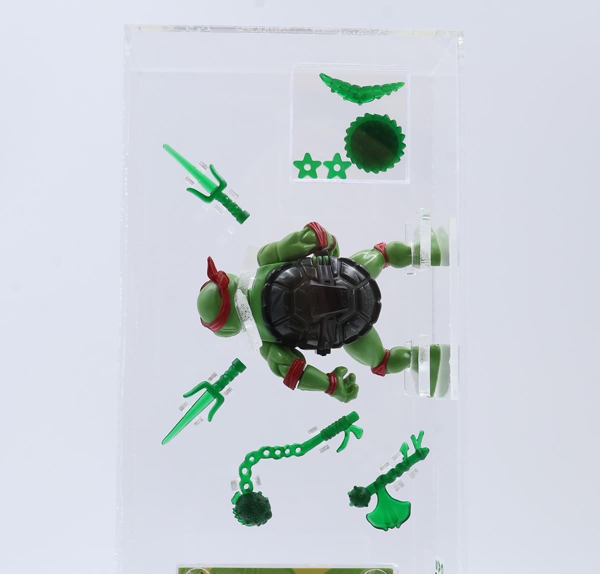 Storage Shell Raphael Black Belt Green Access. CAS GRADED 80 TMNT 1994 Playmates