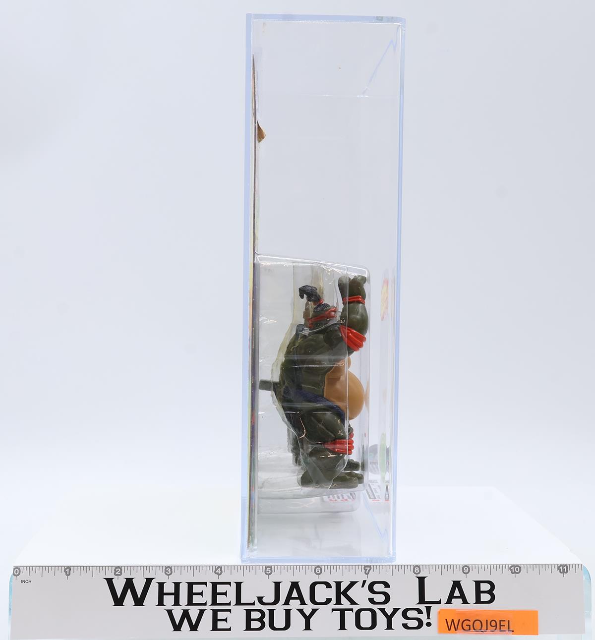 Sumo Michaelangelo w/ Coin CAS GRADED 75+ 80/75/90 TMNT Playmates NEW SEALED