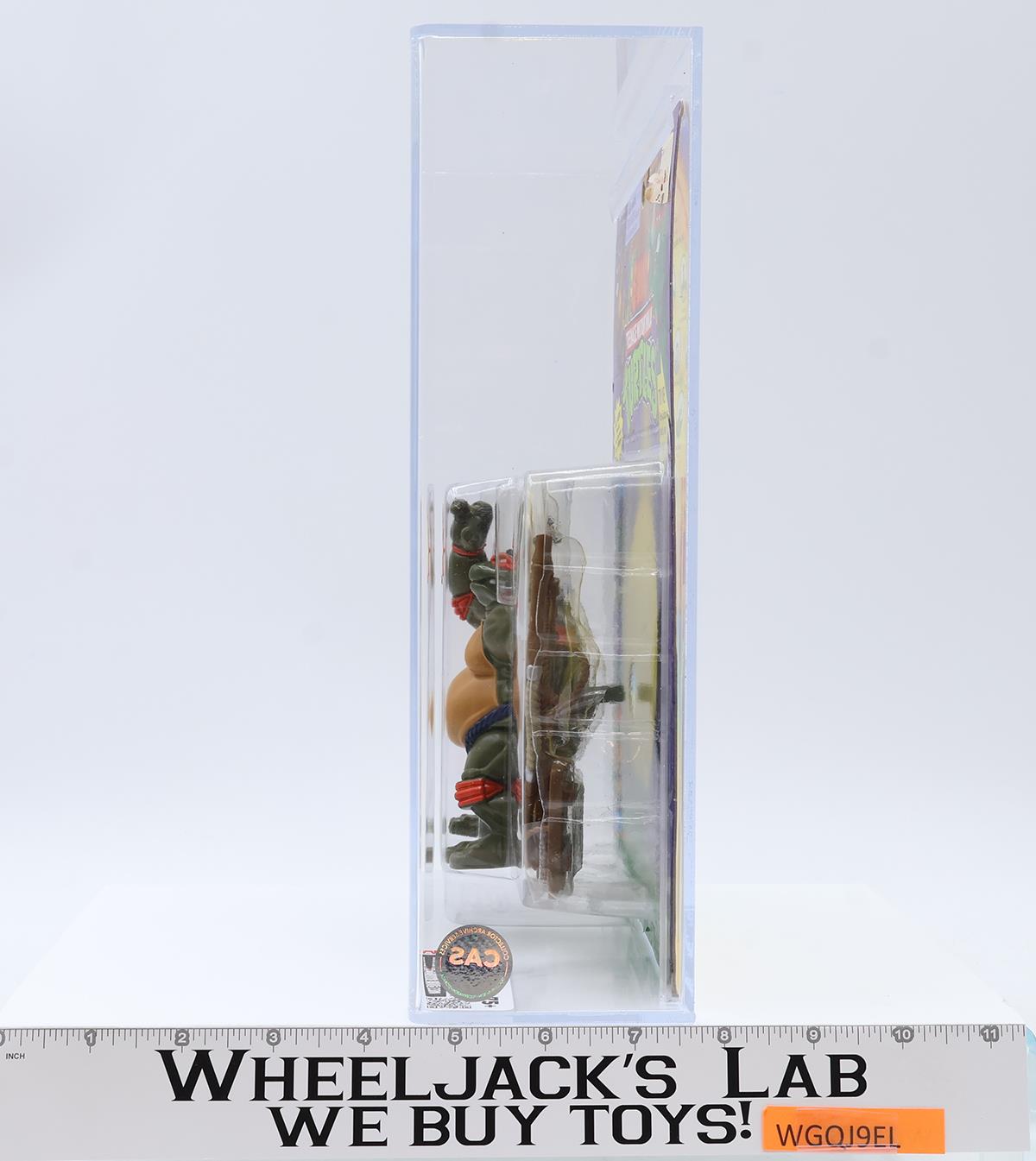 Sumo Michaelangelo w/ Coin CAS GRADED 75+ 80/75/90 TMNT Playmates NEW SEALED