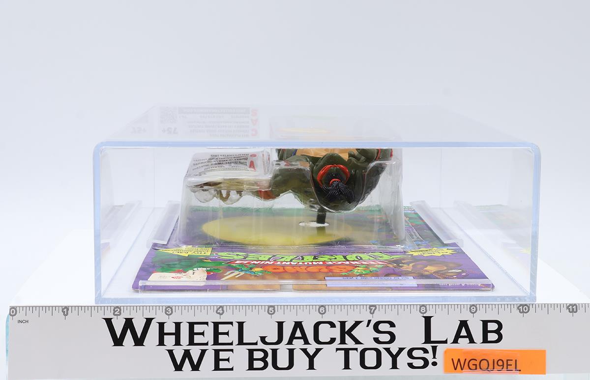 Sumo Michaelangelo w/ Coin CAS GRADED 75+ 80/75/90 TMNT Playmates NEW SEALED