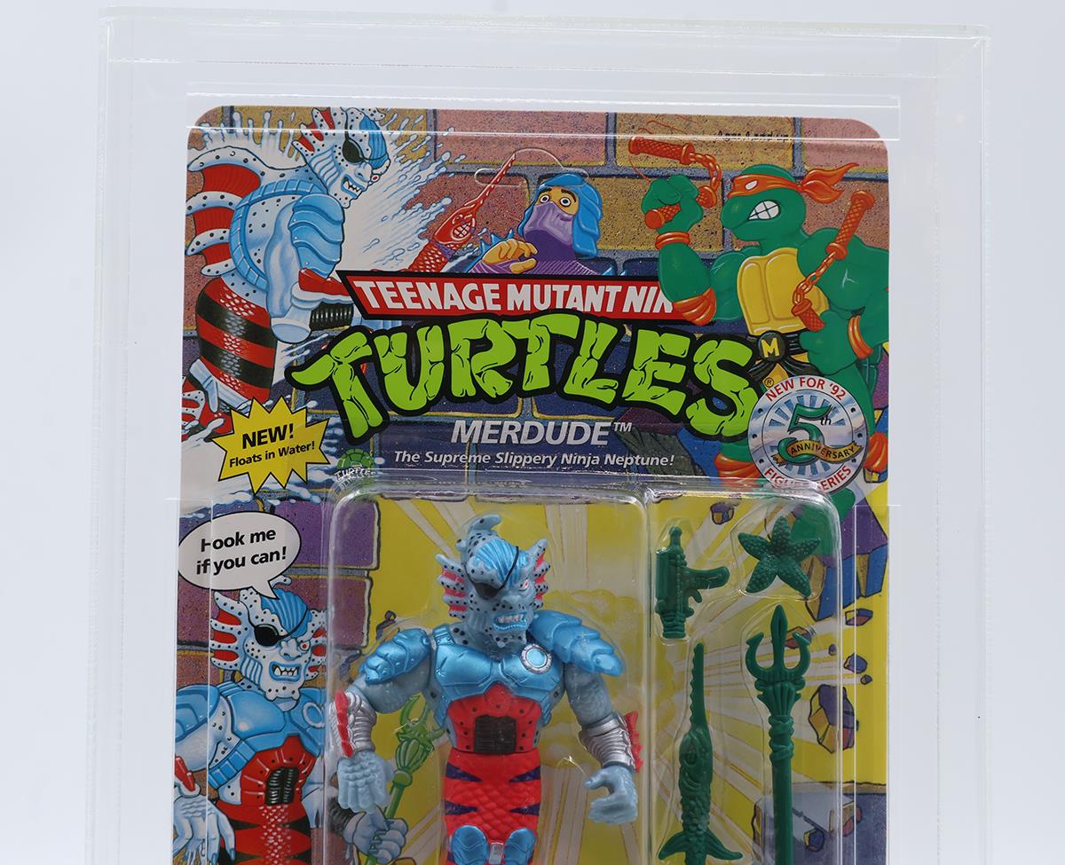 Merdude CAS GRADED 85 85/85/90 TMNT 49-Back 1992 Playmates NEW SEALED