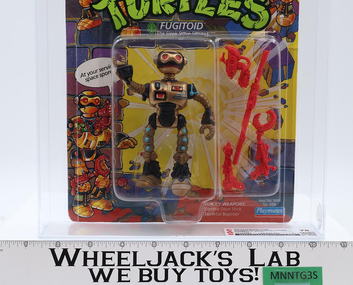 Fugitoid CAS GRADED 75 75/80/75 TMNT 44-Back 1991 Playmates NEW SEALED