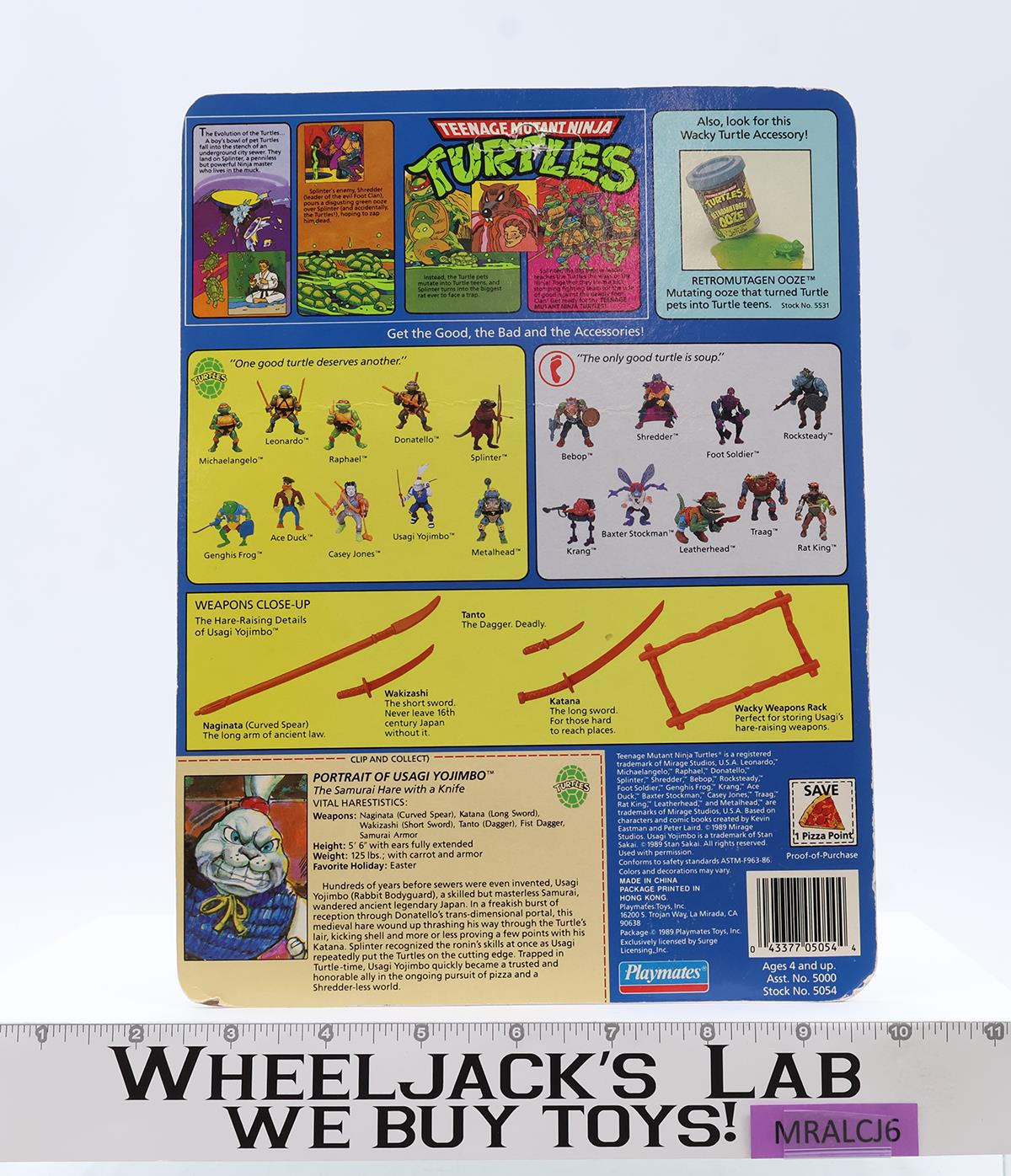 Space Usagi TMNT 1991 Playmates Vintage Figure NEW SEALED