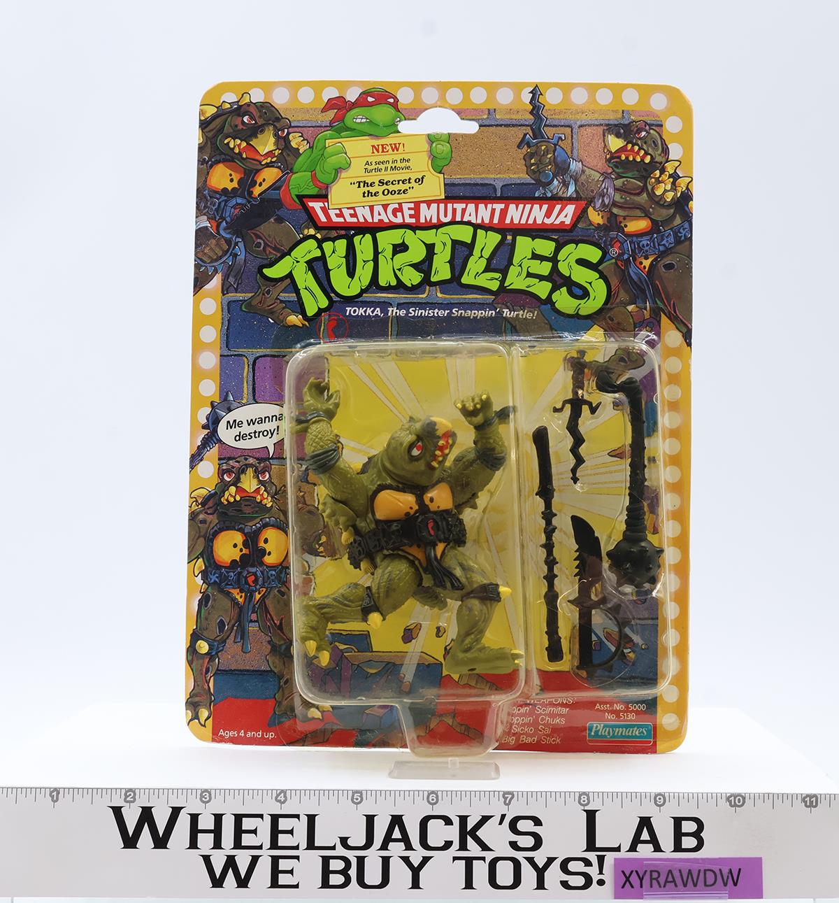 Tokka Teenage Mutant Ninja Turtles TMNT 1991 Playmates NEW MOSC SEALED