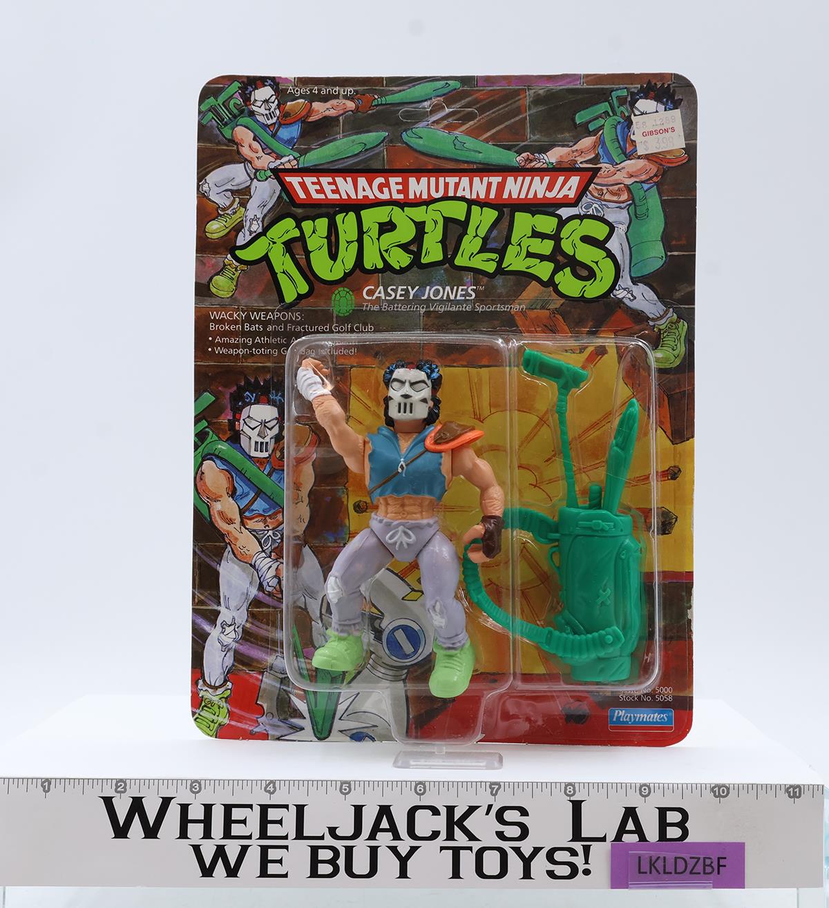 Casey Jones Teenage Mutant Ninja Turtles TMNT 1989 Playmates UNPUNCHED NEW