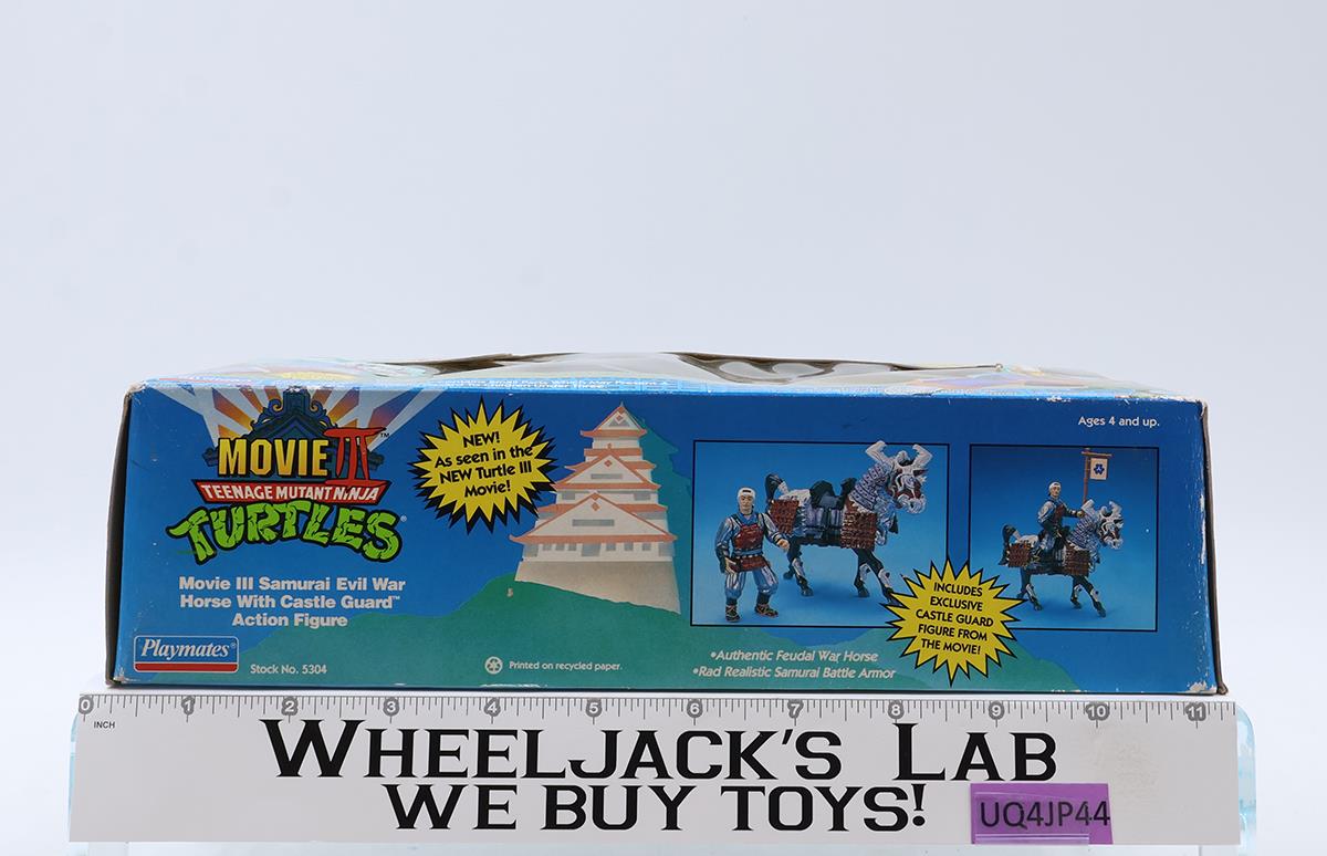 Evil War Horse W/ Castle Guard Movie III TMNT 1992 Playmates Figure Vehicle MISB