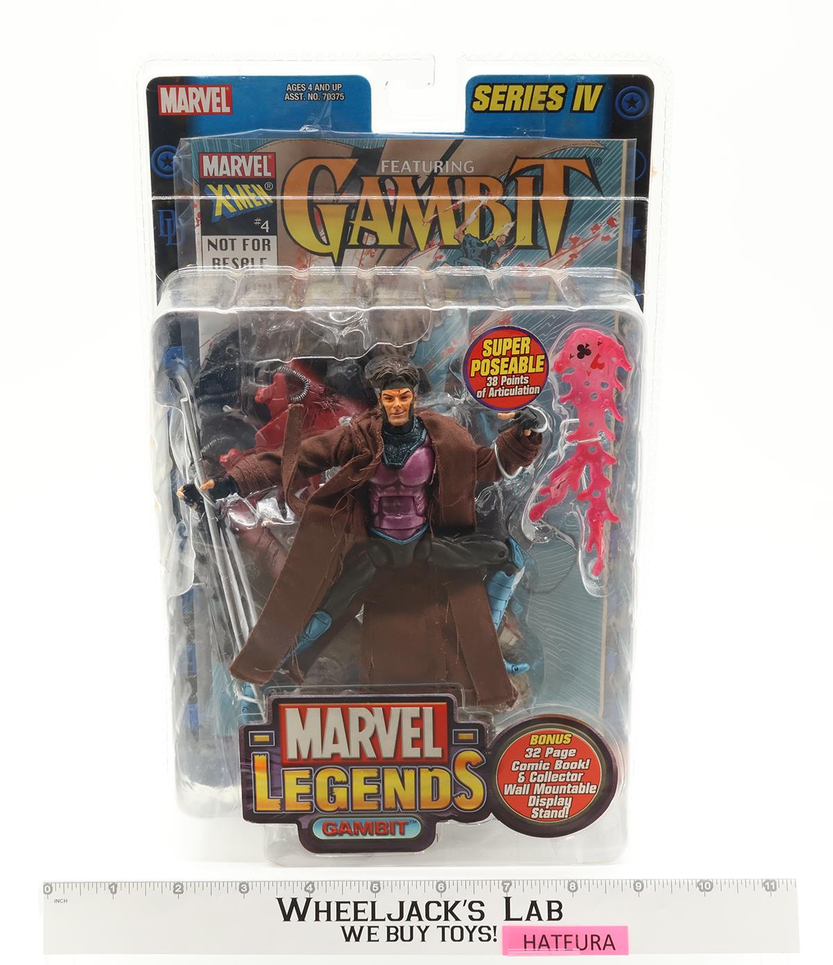 Gambit Marvel Legends Series IV 2003 ToyBiz Action Figure NEW SEALED