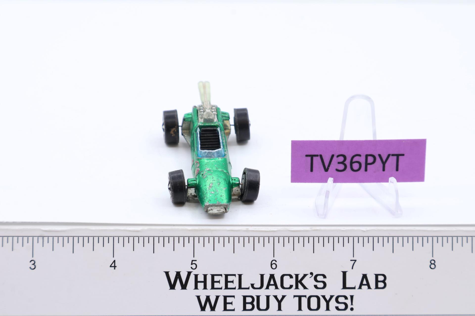 Brabham-Repco F-1 Green 1969 Redline Hot Wheels Mattel Vintage RL