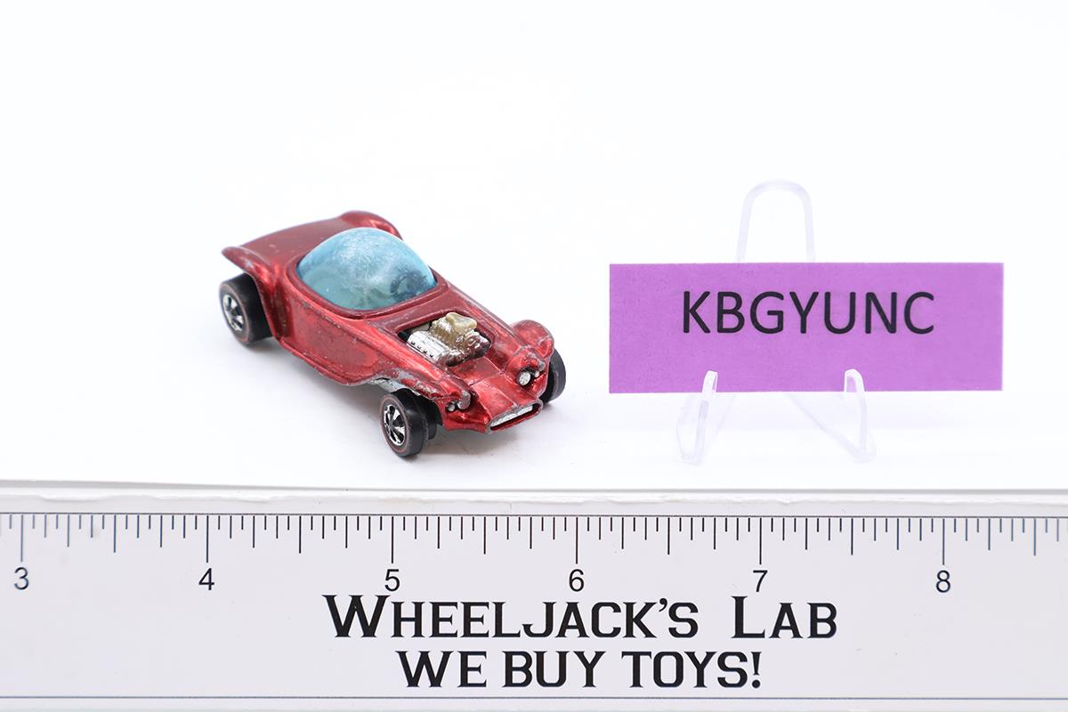 Beatnik Bandit Spectraflame Red 1967 1968 Hot Wheels Mattel Redline RL Hong Kong