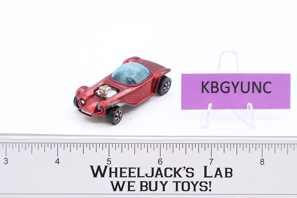 Beatnik Bandit Spectraflame Red 1967 1968 Hot Wheels Mattel Redline RL Hong Kong