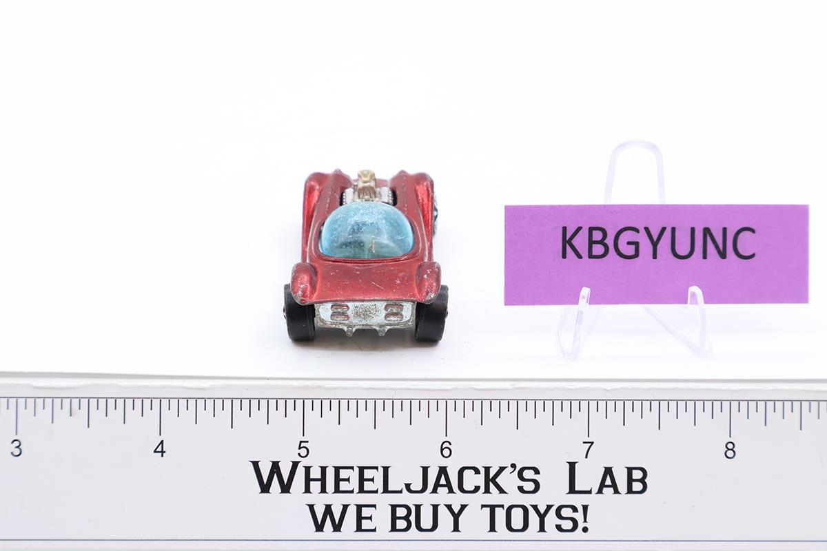 Beatnik Bandit Spectraflame Red 1967 1968 Hot Wheels Mattel Redline RL Hong Kong