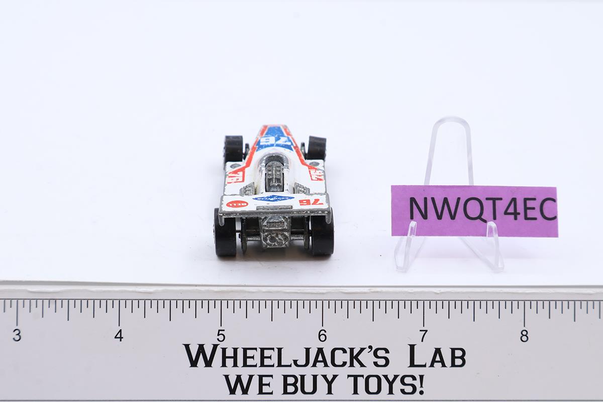 Formula 5000 White Flying Colors 1975 1976 Redline Hot Wheels Mattel Vtg RL HK