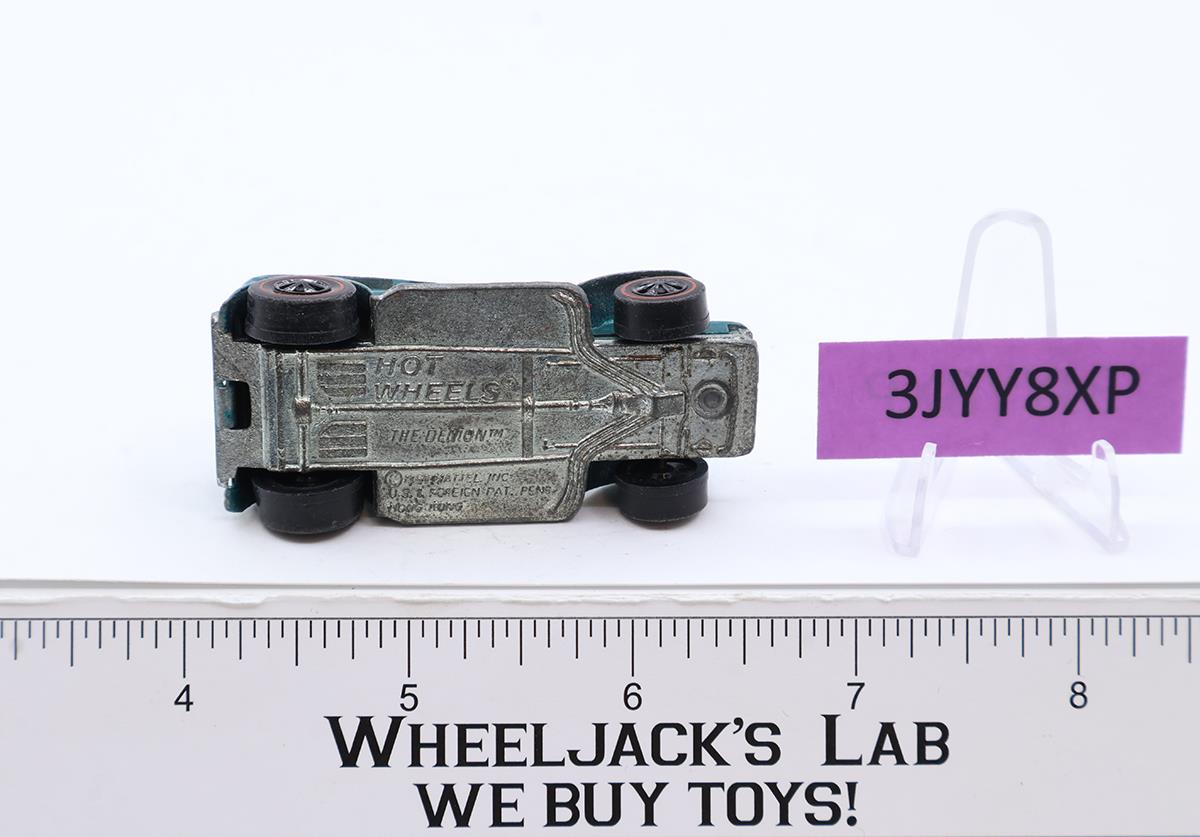 The Demon Aqua 1969 1970 Redline Hot Wheels Mattel Vintage RL