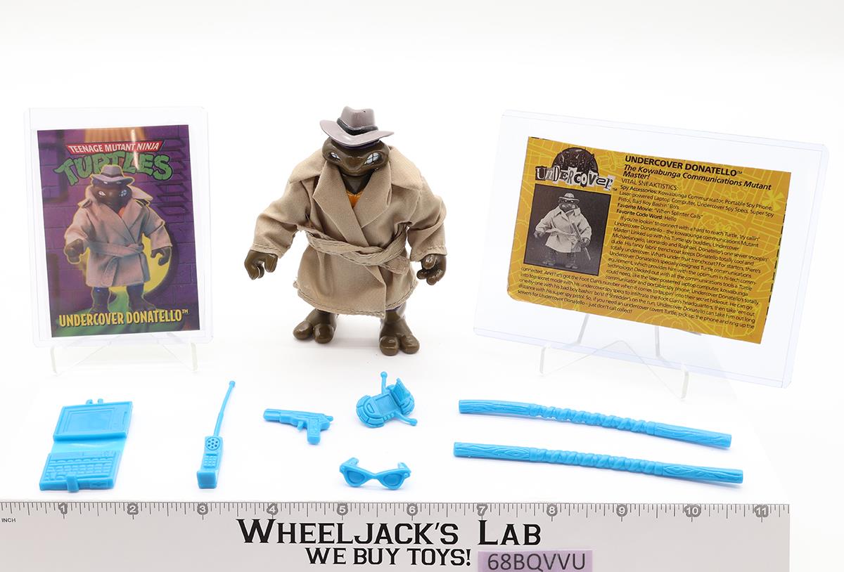 Undercover Donatello 100% Complete TMNT 1994 Playmates Action Figure