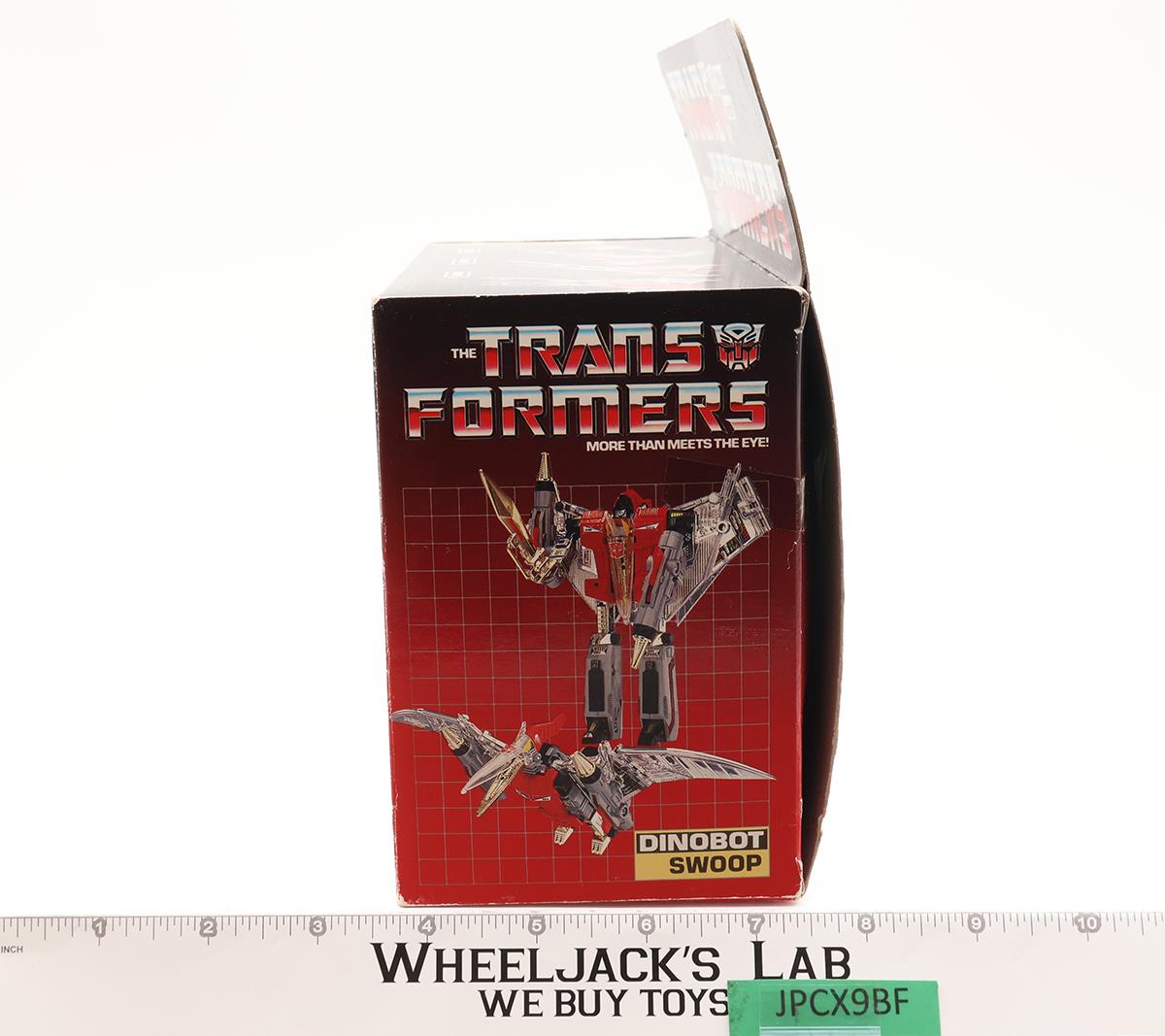 Swoop 100% Complete W/BOX & INSERT 1985 Vintage Hasbro G1 Transformers Figure