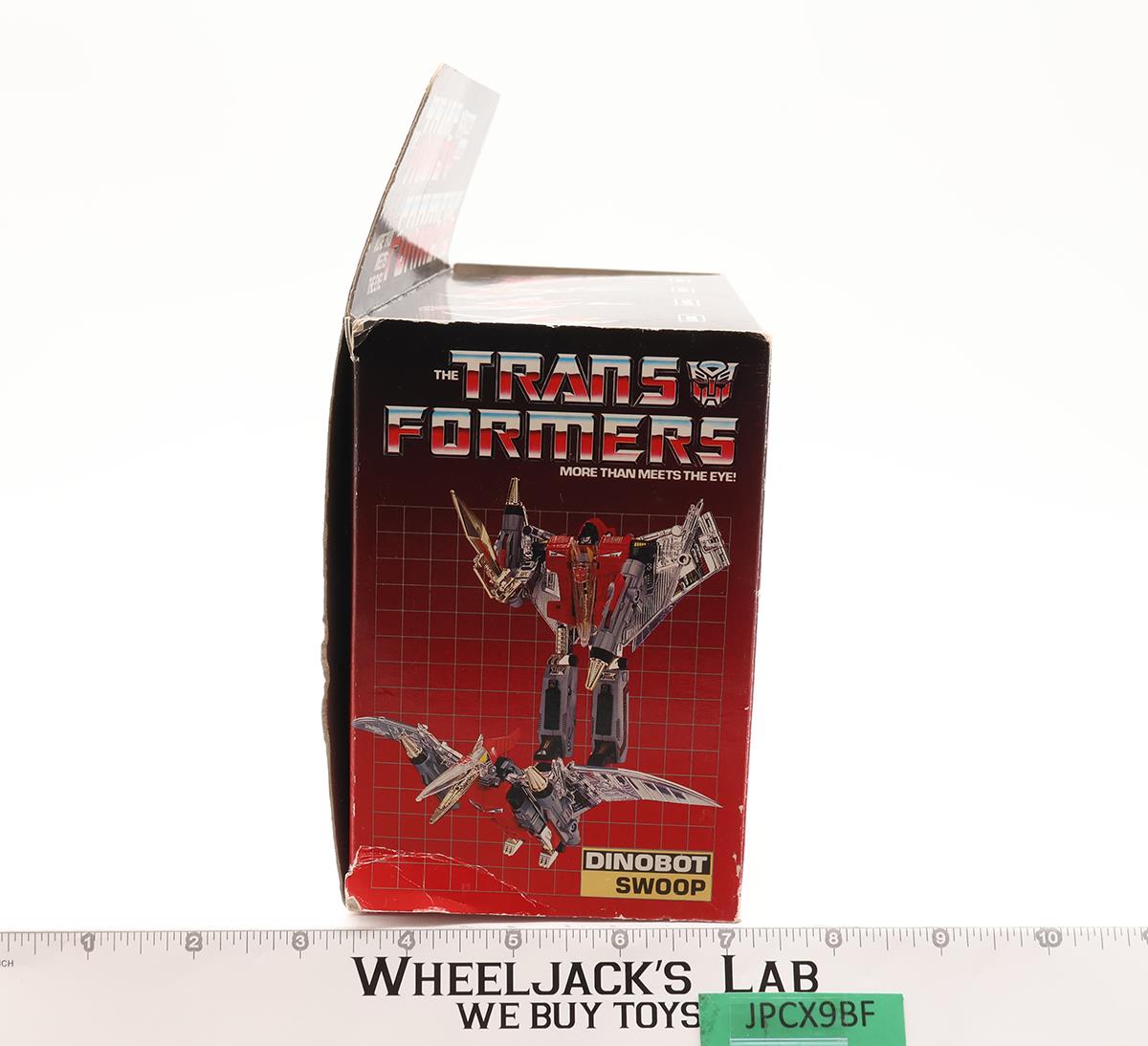 Swoop 100% Complete W/BOX & INSERT 1985 Vintage Hasbro G1 Transformers Figure