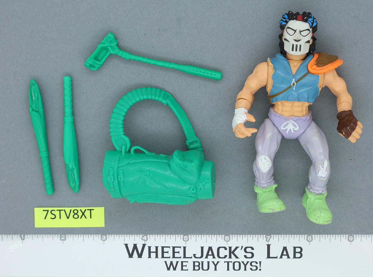 Casey Jones 100% Complete Teenage Mutant Ninja Turtles Playmates 1989 Vintage
