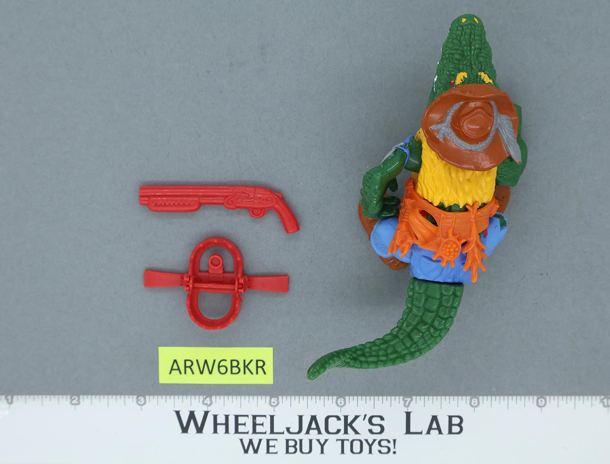 Leatherhead 100% Complete Teenage Mutant Ninja Turtles TMNT Playmates 1989