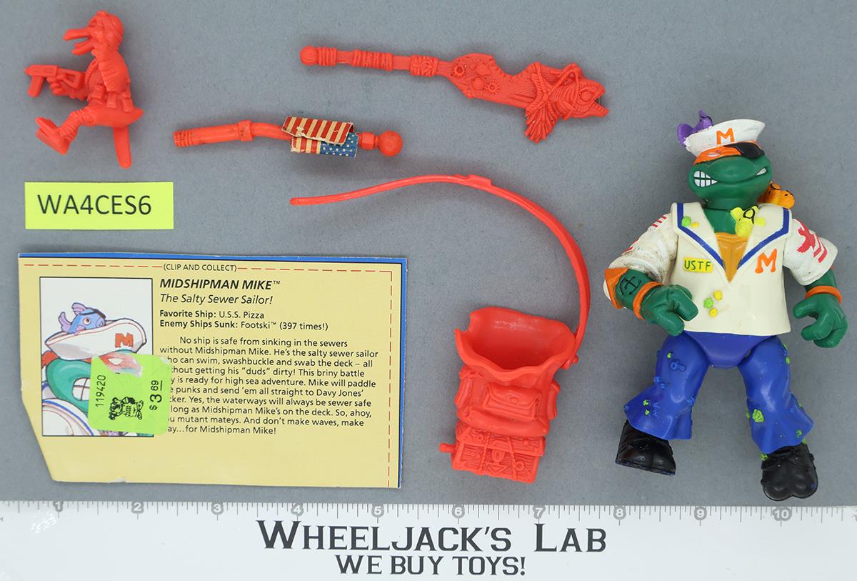 Midshipman Mike 100% Complete Teenage Mutant Ninja Turtles TMNT1991 Playmates