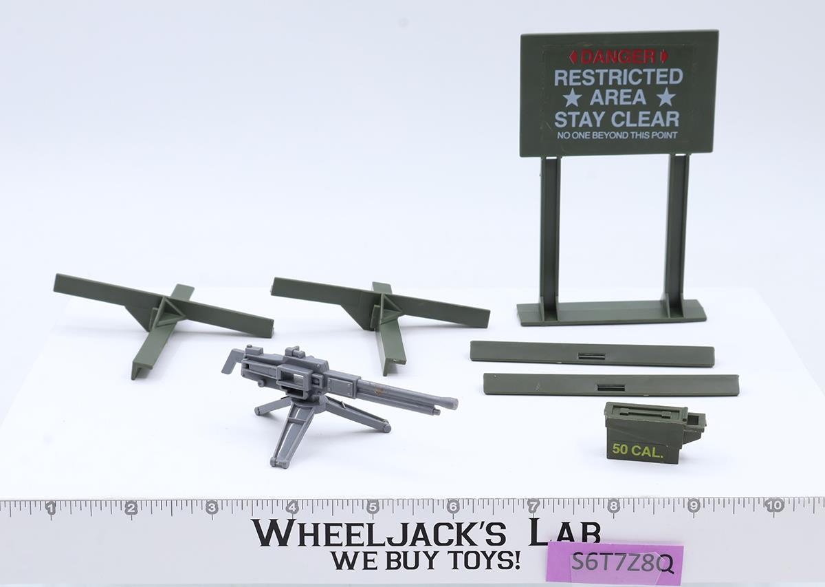 Machine Gun Defense Unit GI Joe 1984 Hasbro Action Figure Playset