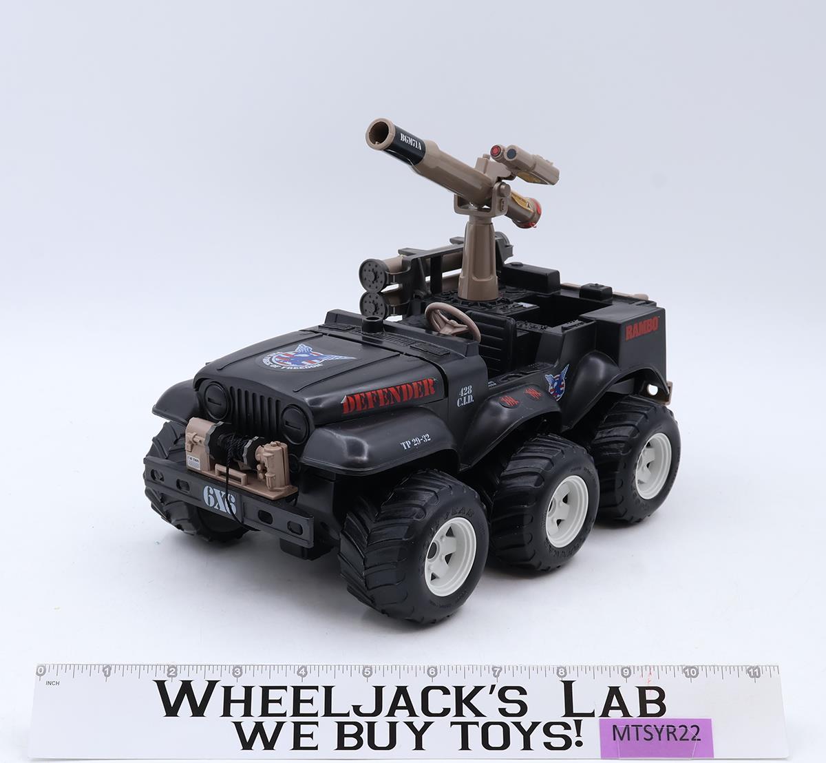 Defender 6x6 Jeep Assault Vehicle Complete Rambo 1985 Coleco Vintage Vehicle