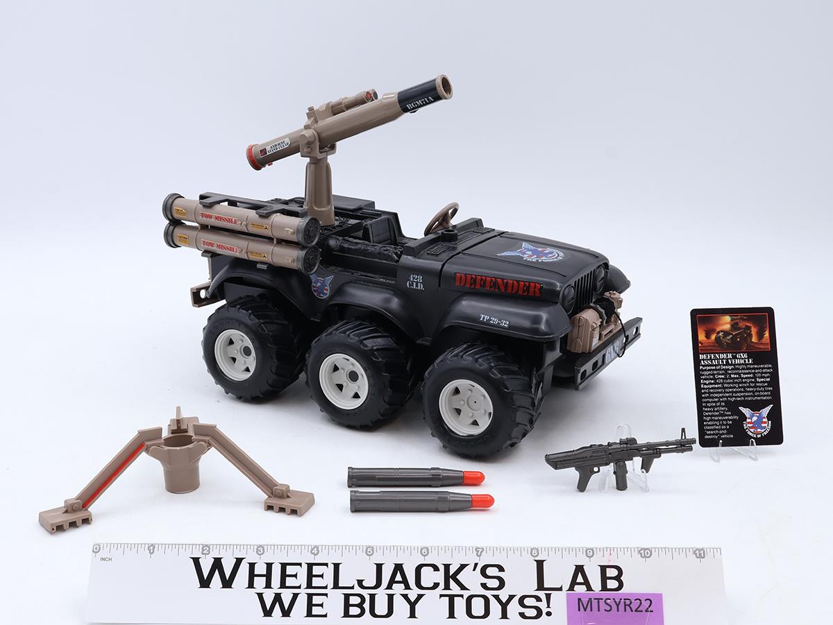 Defender 6x6 Jeep Assault Vehicle Complete Rambo 1985 Coleco Vintage Vehicle