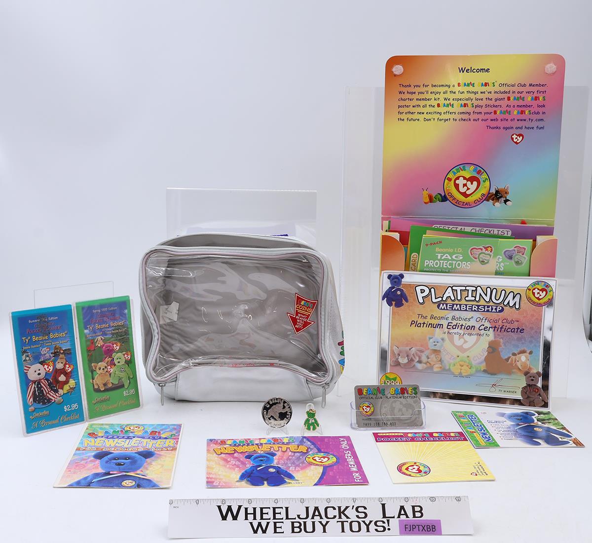 Beanie Babies Official Platinum Club Membership Kit + MORE 1990s TY Vintage