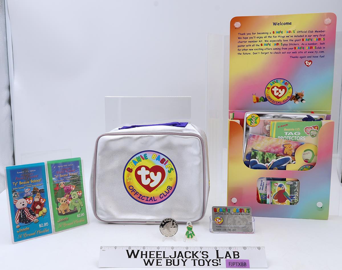 Beanie Babies Official Platinum Club Membership Kit + MORE 1990s TY Vintage