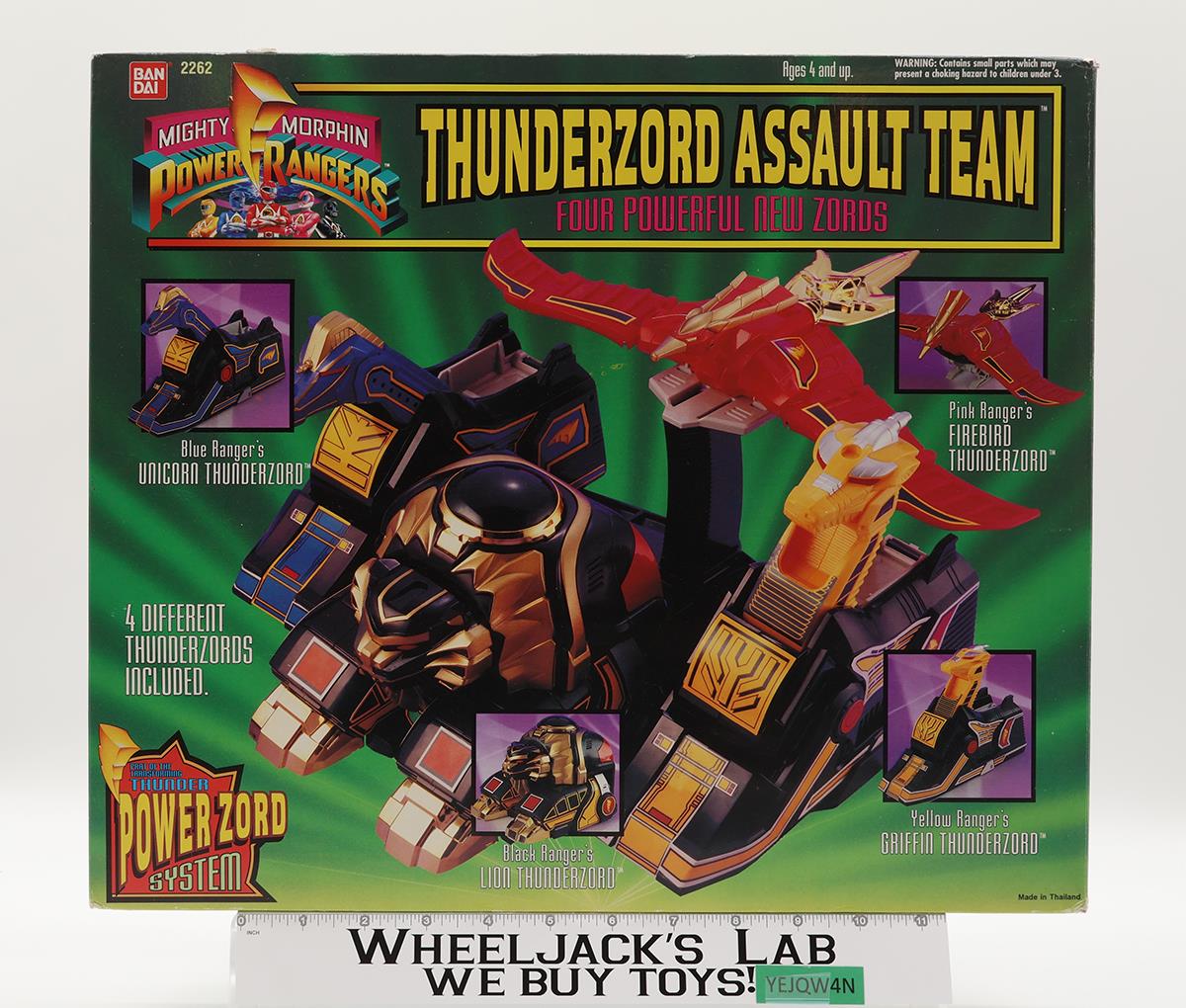 Thunderzord Assault Team Mighty Morphin Power Rangers 1994 Bandai Action Figure