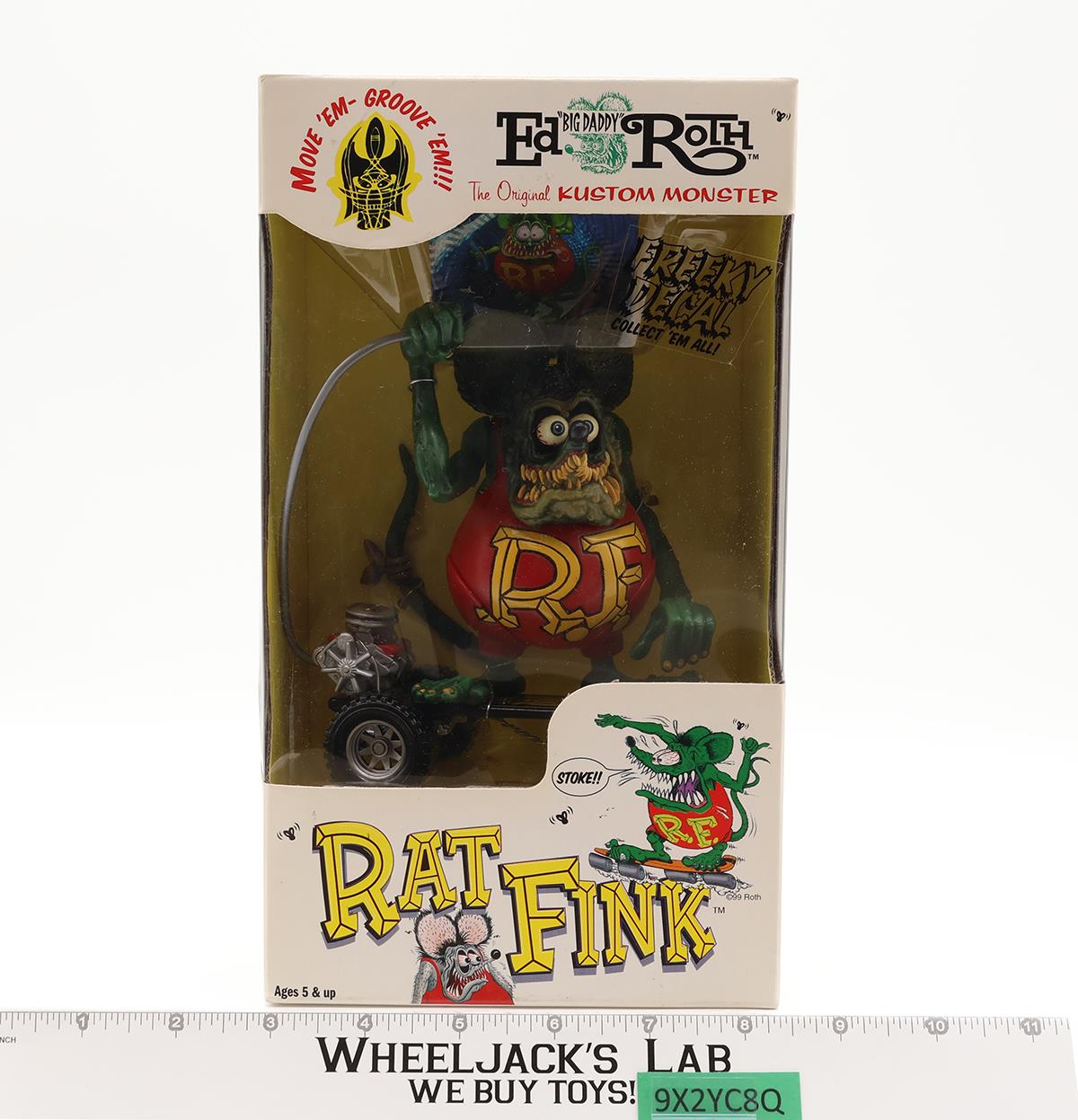 Rat Fink Skateboard Ed Big Daddy Roth Kustom Monster 1999 Jonzo NEW SEALED