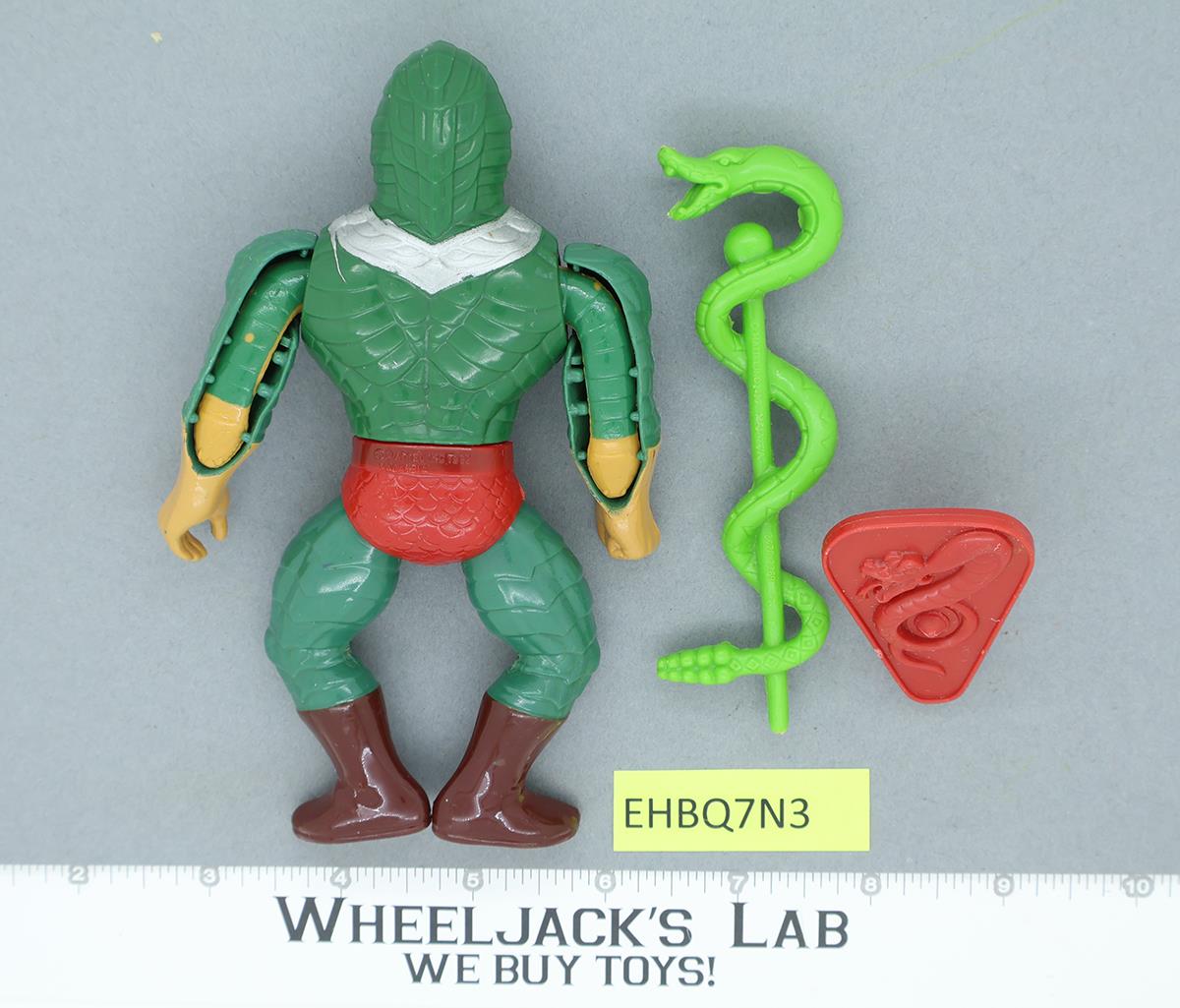 King Hiss 100% Complete He-Man Masters of the Universe MOTU 1986 Mattel Vintage