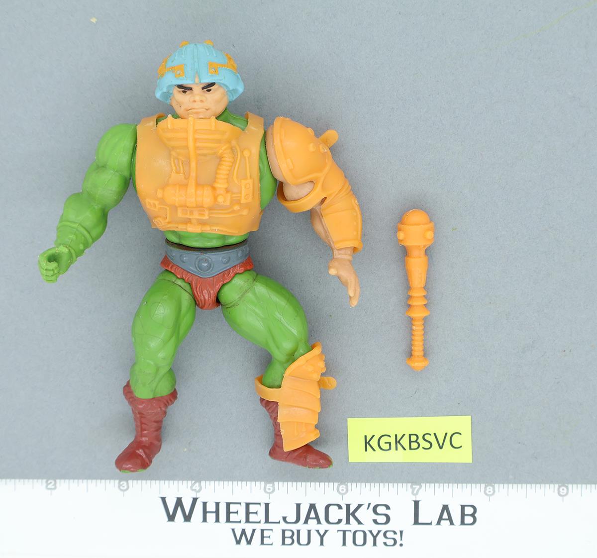 Man-At-Arms 100% Complete He-Man Masters Of The Universe MOTU 1982 Mattel Figure